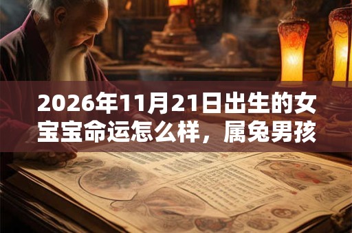 2026年11月21日出生的女宝宝命运怎么样，属兔男孩八字五行命运
