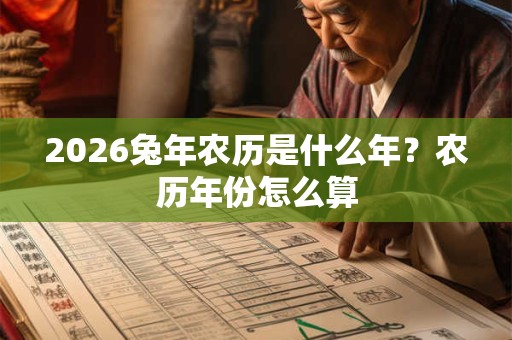 2026兔年农历是什么年?农历年份怎么算 2026兔年农历是什么年?农历年份怎么算