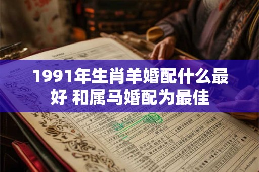 1991年生肖羊婚配什么最好 和属马婚配为最佳