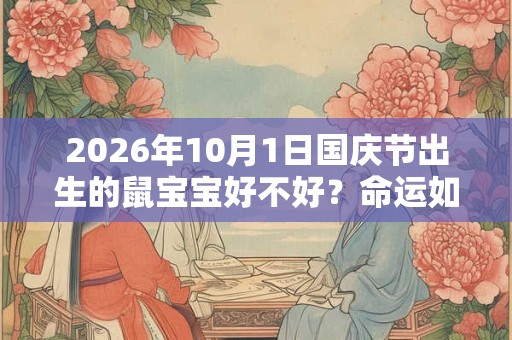 2026年10月1日国庆节出生的鼠宝宝好不好?命运如何? 2026年10月1日国庆节出生的鼠宝宝好不好?命运如何?