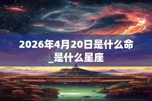 2026年4月20日是什么命_是什么星座