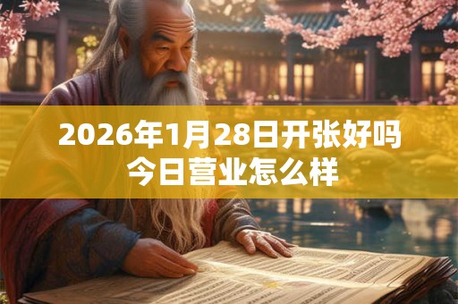 2026年1月28日开张好吗 今日营业怎么样