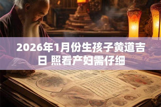 2026年1月份生孩子黄道吉日 照看产妇需仔细