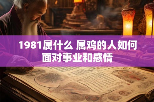 1981属什么 属鸡的人如何面对事业和感情