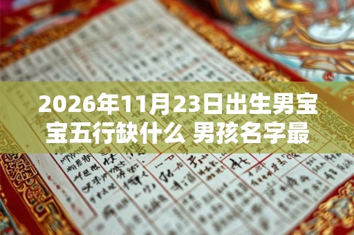 2026年11月23日出生男宝宝五行缺什么 男孩名字最新免费版
