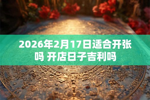 2026年2月17日适合开张吗 开店日子吉利吗
