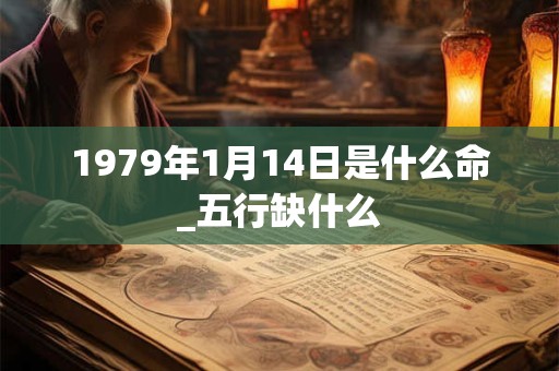 1979年1月14日是什么命_五行缺什么