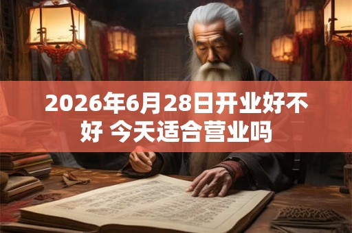 2026年6月28日开业好不好 今天适合营业吗 2026年6月28日开业好不好 今天适合营业吗