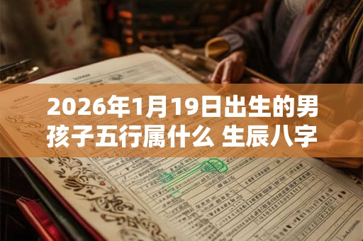 2026年1月19日出生的男孩子五行属什么 生辰八字取名