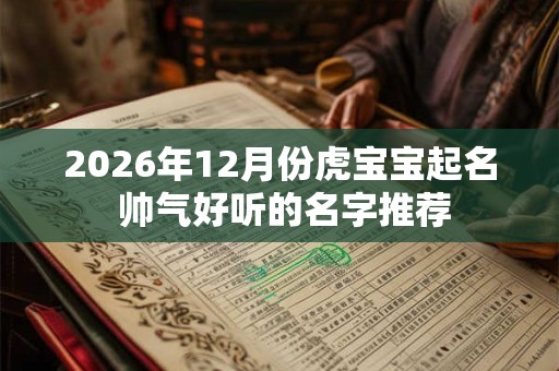 2026年12月份虎宝宝起名 帅气好听的名字推荐 2026年12月份虎宝宝起名 帅气好听的名字推荐