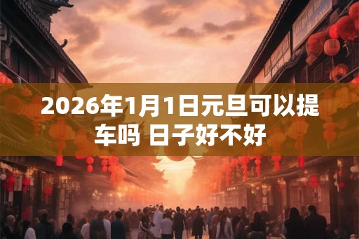 2026年1月1日元旦可以提车吗 日子好不好