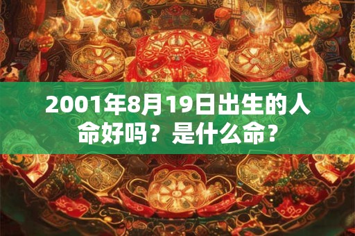 2001年8月19日出生的人命好吗?是什么命? 2001年8月19日出生的人命好吗?是什么命?