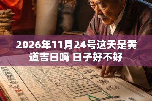 2026年11月24号这天是黄道吉日吗 日子好不好