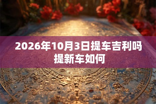 2026年10月3日提车吉利吗 提新车如何 2026年10月3日提车吉利吗 提新车如何
