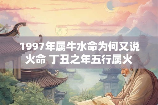 1997年属牛水命为何又说火命 丁丑之年五行属火