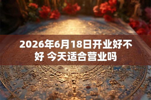 2026年6月18日开业好不好 今天适合营业吗