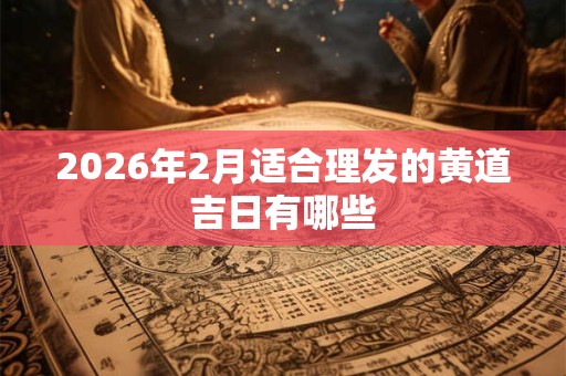 2026年2月适合理发的黄道吉日有哪些 2026年2月适合理发的黄道吉日有哪些