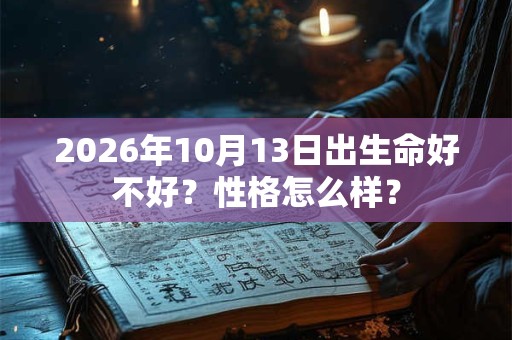 2026年10月13日出生命好不好?性格怎么样? 2026年10月13日出生命好不好?性格怎么样?