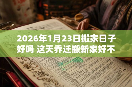 2026年1月23日搬家日子好吗 这天乔迁搬新家好不好 2026年1月23日搬家日子好吗 这天乔迁搬新家好不好