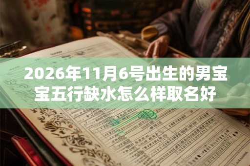 2026年11月6号出生的男宝宝五行缺水怎么样取名好 2026年11月6号出生的男宝宝五行缺水怎么样取名好