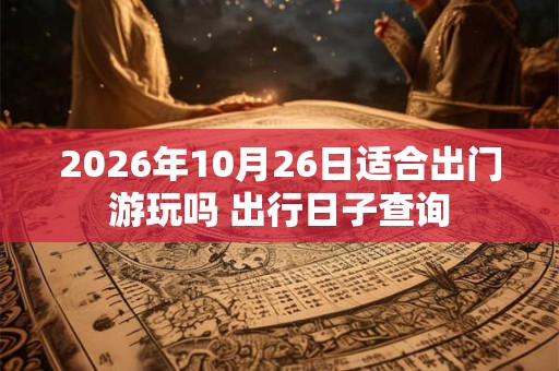 2026年10月26日适合出门游玩吗 出行日子查询