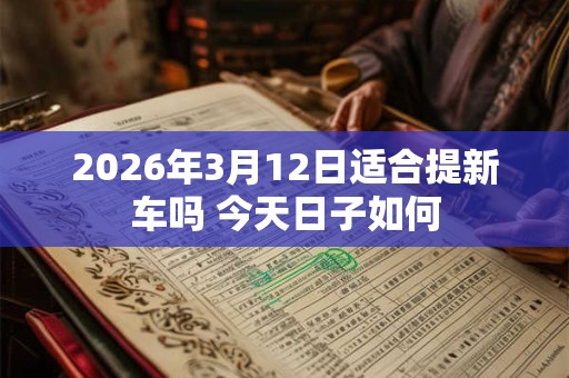 2026年3月12日适合提新车吗 今天日子如何