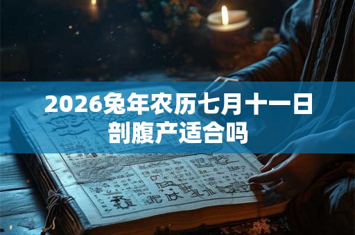 2026兔年农历七月十一日剖腹产适合吗
