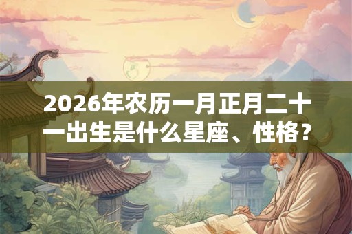2026年农历一月正月二十一出生是什么星座、性格？