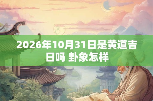 2026年10月31日是黄道吉日吗 卦象怎样