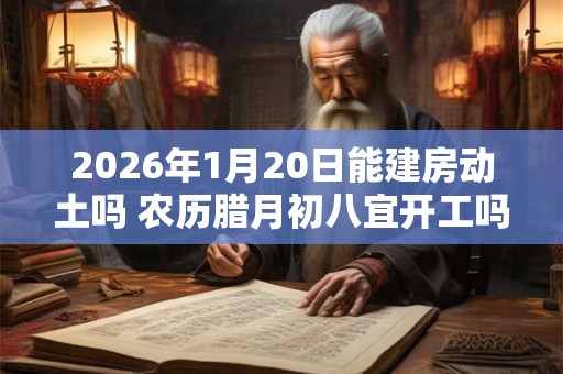2026年1月20日能建房动土吗 农历腊月初八宜开工吗 2026年1月20日能建房动土吗 农历腊月初八宜开工吗