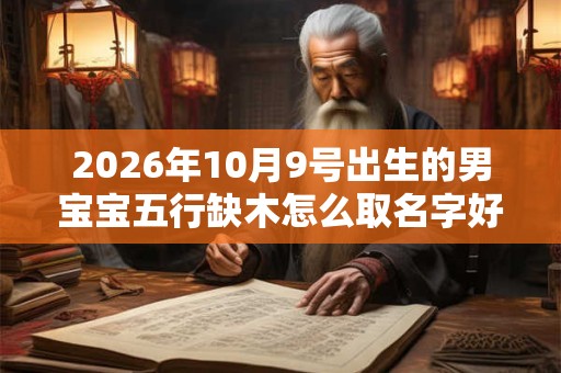 2026年10月9号出生的男宝宝五行缺木怎么取名字好