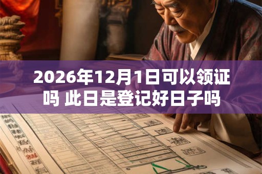 2026年12月1日可以领证吗 此日是登记好日子吗