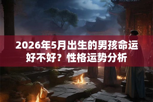 2026年5月出生的男孩命运好不好？性格运势分析