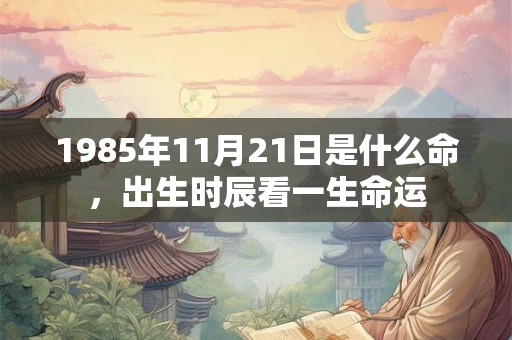 1985年11月21日是什么命,出生时辰看一生命运 1985年11月21日是什么命,出生时辰看一生命运