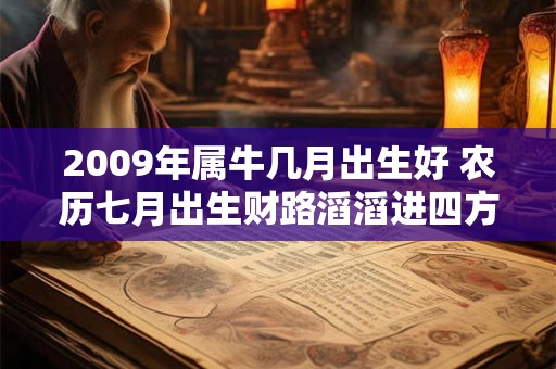 2009年属牛几月出生好 农历七月出生财路滔滔进四方之财