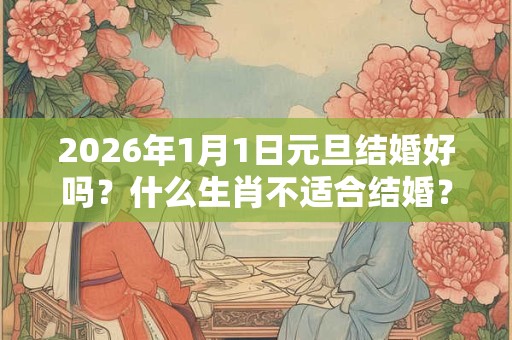 2026年1月1日元旦结婚好吗？什么生肖不适合结婚？