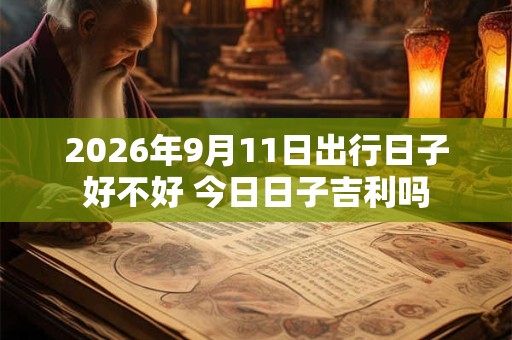 2026年9月11日出行日子好不好 今日日子吉利吗
