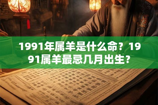 1991年属羊是什么命？1991属羊最忌几月出生？