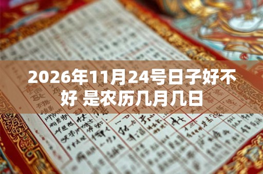 2026年11月24号日子好不好 是农历几月几日 2026年11月24号日子好不好 是农历几月几日