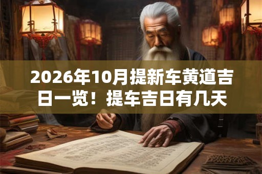 2026年10月提新车黄道吉日一览!提车吉日有几天 2026年10月提新车黄道吉日一览!提车吉日有几天