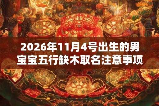 2026年11月4号出生的男宝宝五行缺木取名注意事项 2026年11月4号出生的男宝宝五行缺木取名注意事项