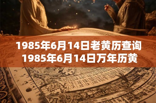 1985年6月14日老黄历查询 1985年6月14日万年历黄道吉日 1985年6月14日老黄历查询 1985年6月14日万年历黄道吉日