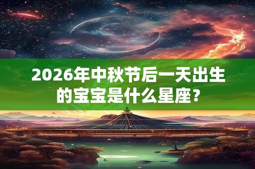 2026年中秋节后一天出生的宝宝是什么星座? 2026年中秋节后一天出生的宝宝是什么星座?
