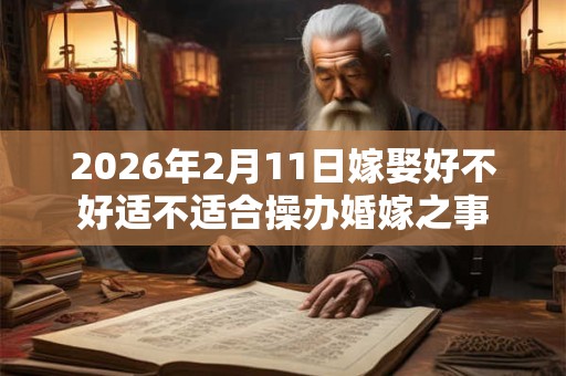 2026年2月11日嫁娶好不好适不适合操办婚嫁之事 2026年2月11日嫁娶好不好适不适合操办婚嫁之事