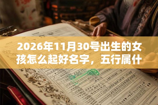 2026年11月30号出生的女孩怎么起好名字，五行属什么