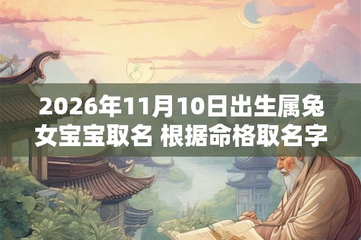 2026年11月10日出生属兔女宝宝取名 根据命格取名字