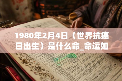1980年2月4日（世界抗癌日出生）是什么命_命运如何