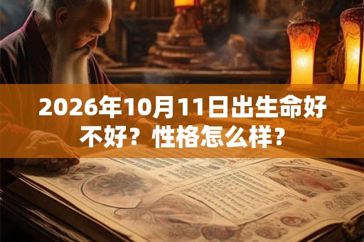 2026年10月11日出生命好不好?性格怎么样? 2026年10月11日出生命好不好?性格怎么样?