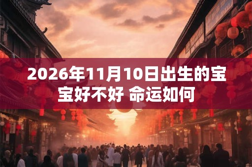 2026年11月10日出生的宝宝好不好 命运如何