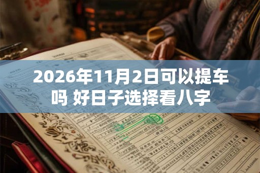2026年11月2日可以提车吗 好日子选择看八字 2026年11月2日可以提车吗 好日子选择看八字